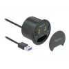 Galddatora iebūvējamais centrs USB DeLOCK 3 portu 62794