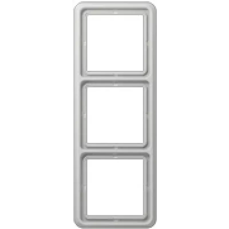 JUNG CD 583 LG - Grau - Duroplast - Schraubenlos - JUNG - 81 mm - 223 mm