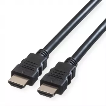 ROLINE HDMI kabelis 5 m Type A vīr. uz vīr. ar zelta pārklājumu, melns