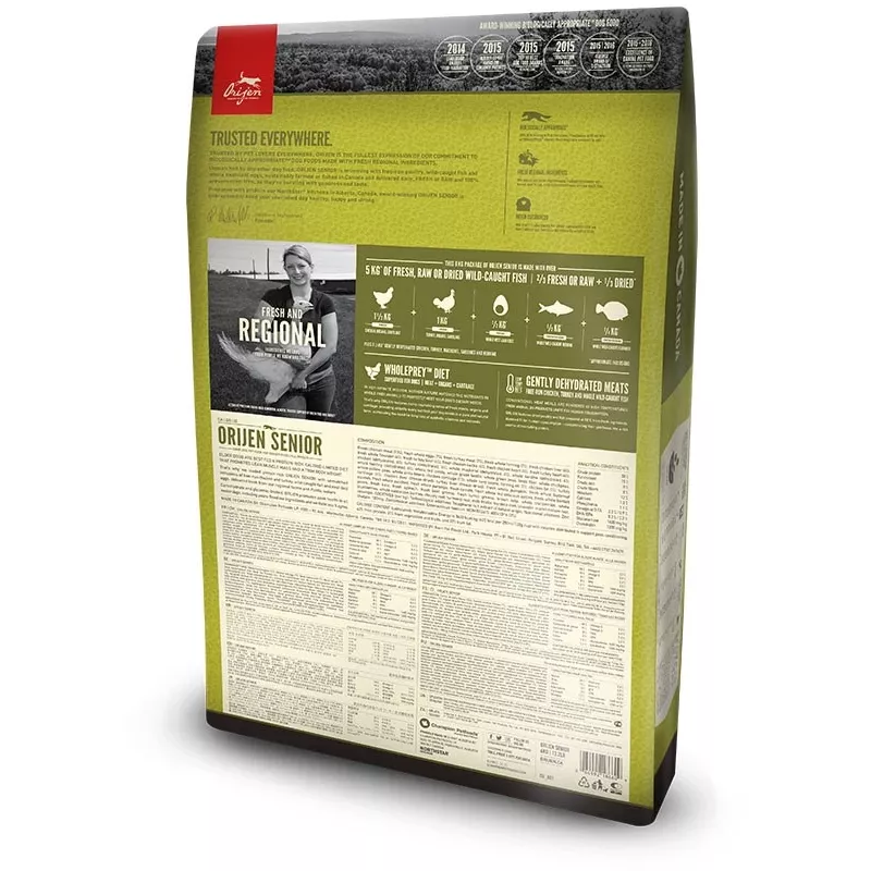 ORIJEN Senior - sausā suņu barība - 6kg