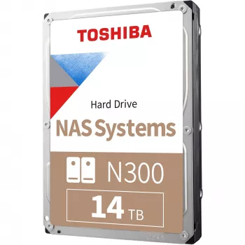 HDD Toshiba N300 14 TB 3.5 collas Serial ATA III 7200 RPM