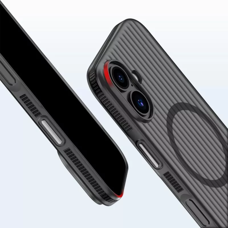 Vāciņš 4smarts 541639 iPhone 17 16 cm (6.3 collas) Melns Caurspīdīgs