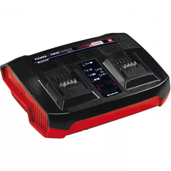 Einhell Power-X-Twincharger 3 A akumulatora lādētājs iekštelpām melns - sarkans (4512069)