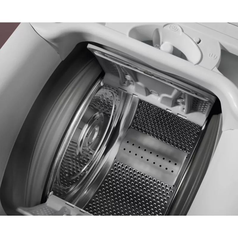 Augšējās ielādes veļas mazgājamā mašīna Electrolux EW2TN5261FP, 6 kg, 1200 apgr./min, 42 l trumulis, balta