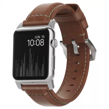 Nomad NM1A4RST00 - Siksniņa - Viedpulkstenis - brūns - Apple - Apple Watch Sport - Apple Watch - Apple Watch Edition - āda