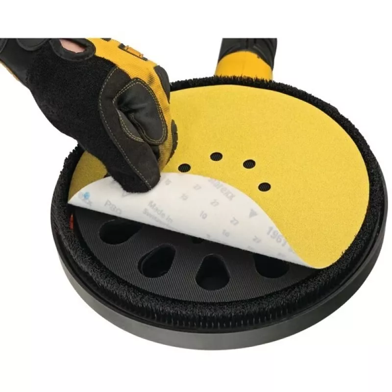 DeWALT DCE800N-XJ pārnēsājamais slīpmašīna Drywall slīpmašīna 1200 RPM Melns, Sudrabs, Dzeltens