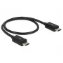 USB kabelis DeLOCK 83570 USB 2.0 0,3 m USB B Melns