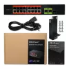 Ethernet PoE komutators QOLTEC 16x RJ45, 2x RJ45 uplink, 1x SFP (MPN 52291)