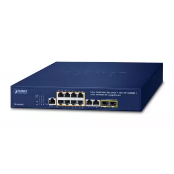Pārvaldīts slēdzis PLANET GS-4210-8P2C 8 portu L2/L4 Gigabit Ethernet PoE