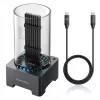 GrauGear G-M2DK-U4-40G M.2 NVMe SSD dokstacija USB 3.2 Gen 2 Type-C, 40 Gbit/s, pelēka