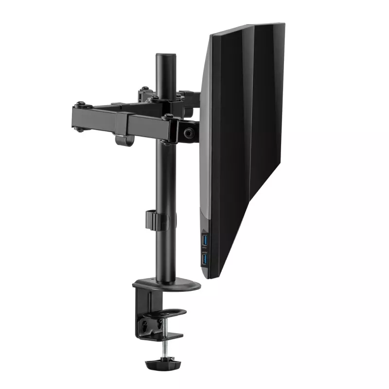 Maclean galda stiprinājums 2 monitoriem, VESA 75x75 un 100x100, 17-32, 2x 9kg, MC-754N