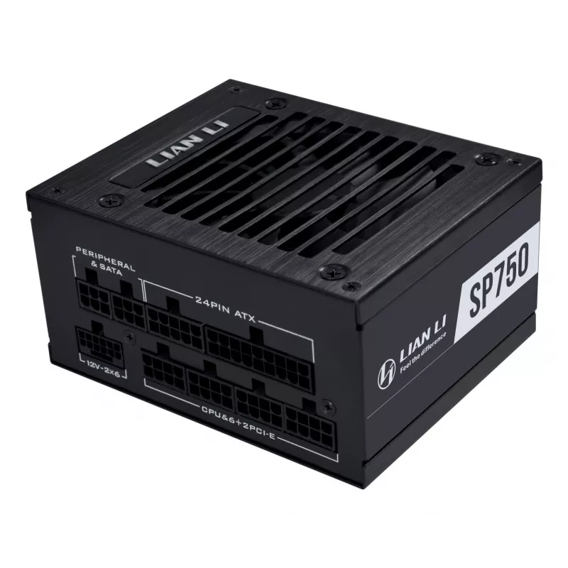Barošanas bloks Lian Li SP V2 Gold 750 W SFX 20+4 pin ATX 80 PLUS Gold Melns