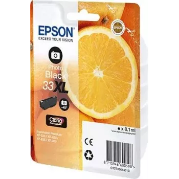 Epson oranžas C13T33614010 tintes kasetne 1 gab. Oriģināla Photo melna