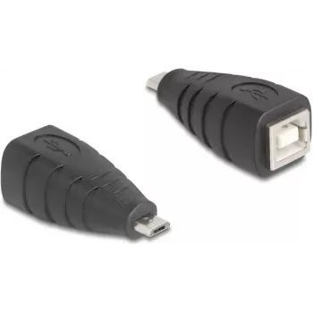 Kabeļu dzimuma mainītājs DeLOCK 67201 USB Type Micro-B uz USB Type-B melns