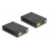 AV raidītāja un uztvērēja komplekts DELOCK 65955 — Cat6/Cat6a HDMI paplašinātājs, līdz 3840×2160, vadu, Micro-USB B barošana