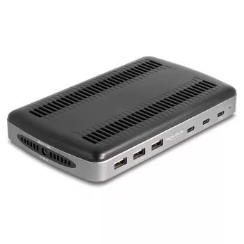 DeLOCK USB uzlādes stacija 3 x USB Type-C PD 3 x USB Type-A 112 W