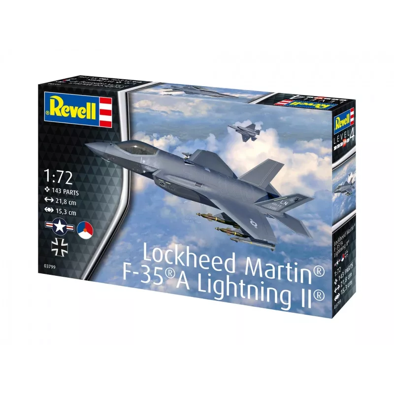 Plastmasas modelis Lockheed Martin F-35A Light 1/72