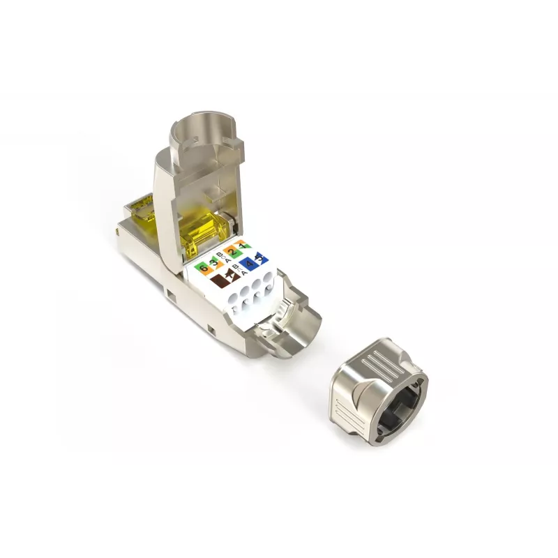 Digitus CAT 6A lauka savienotājs DN-93638 AWG 22-27 atbalsta līdz 4PPoE