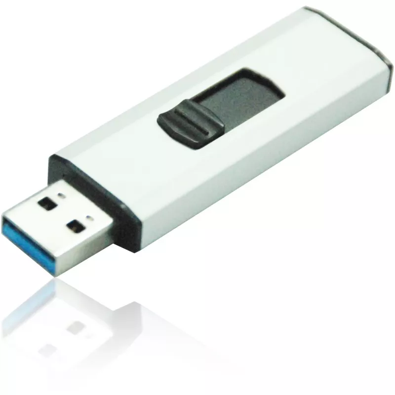 MediaRange - USB Flash Drive - 256GB - USB3.0 - Melns, Silver (MR919)
