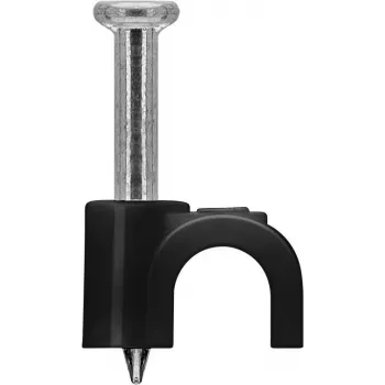 Goobay Cable Clip 4 mm, melns (64677)