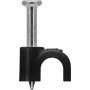 Goobay Cable Clip 4 mm, melns (64677)