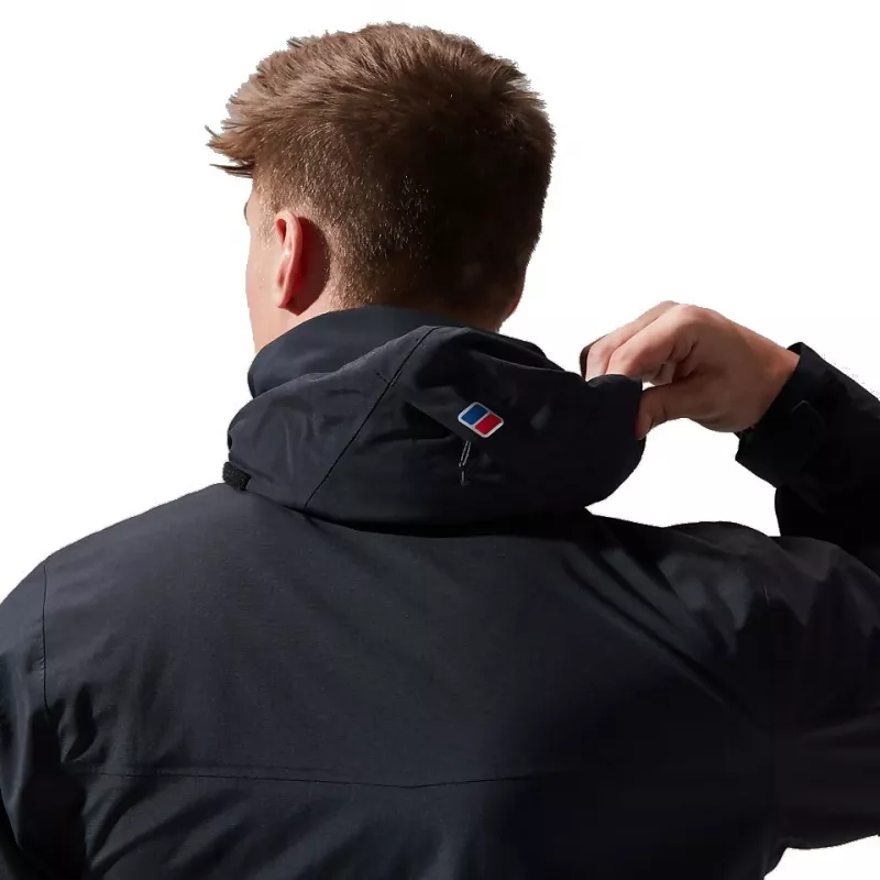 Jakas komplekts Berghaus Deluge Pro 3.0 M + Hillwalker IA Shell M — vīriešu ūdensnecaurlaidīgs virsapģērbs, melns