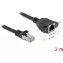 Tīkla kabelis DeLOCK 90776 Melns 2 m Cat6a S/FTP RJ-45