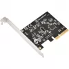 Paplašināšanas karte SILVERSTONE SST-ECU07 USB 3.0 PCIe — PCI Express USB 3.0 adapteris