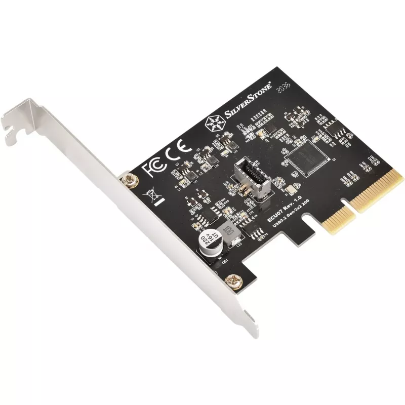 Paplašināšanas karte SILVERSTONE SST-ECU07 USB 3.0 PCIe — PCI Express USB 3.0 adapteris