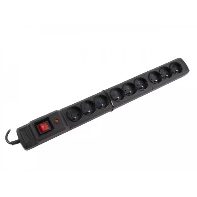 Pārsprieguma aizsargs Armac M9/15/CZ melns 9 maiņstrāvas kontaktligzdas 250 V 1,5 m