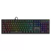 Mehāniskā spēļu tastatūra SAVIO STYX Outemu Red — pilna izmēra 104 taustiņu USB vadu, RGB, ANSI US International, 1,5 m, melna