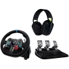 LOGITECH G29 EU + G435 Black Gaming Controller Aluminium Black USB stūre + pedāļi + austiņas PC