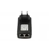 PoE barošanas bloks Extralink POE-24-12W 24V 0.5A 12W iekštelpu sienas kontaktdakša, melna