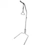 Pie gultas izlice MDH LIFT ROUND POLE augstumā regulējama — tērauds, gaiši pelēka, uz grīdas montējama, platums 73 cm, dziļums 71 cm, augstums 196 mm