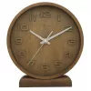 NeXtime klok 5192gs Wood Wood Small, 22x20 cm, sienas, koks, pelēks