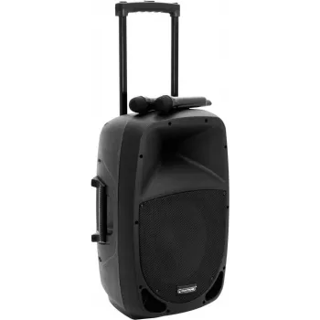 Omnitronic MES-15BT2 bezvadu PA sistēmas skaļrunis 15 collu Bluetooth savienojums