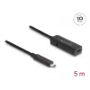 USB kabelis DeLOCK 80028 5m USB C melns