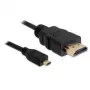 HDMI kabelis DeLOCK 2 m A tipa D tipa melns
