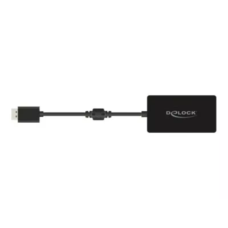 DeLOCK 0.16m DisplayPort/VGA+HDMI+DVI VGA (D-Sub)+ HDMI + DVI Melns