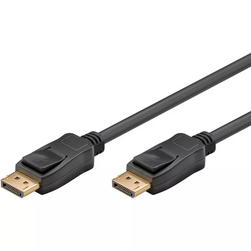 DisplayPort kabelis Goobay 74777 1 m Melns G-Sync FreeSync