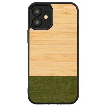 Telefona maciņš man and wood iPhone 12 mini — Bamboo Forest Melns