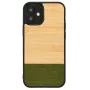 Telefona maciņš man and wood iPhone 12 mini — Bamboo Forest Melns
