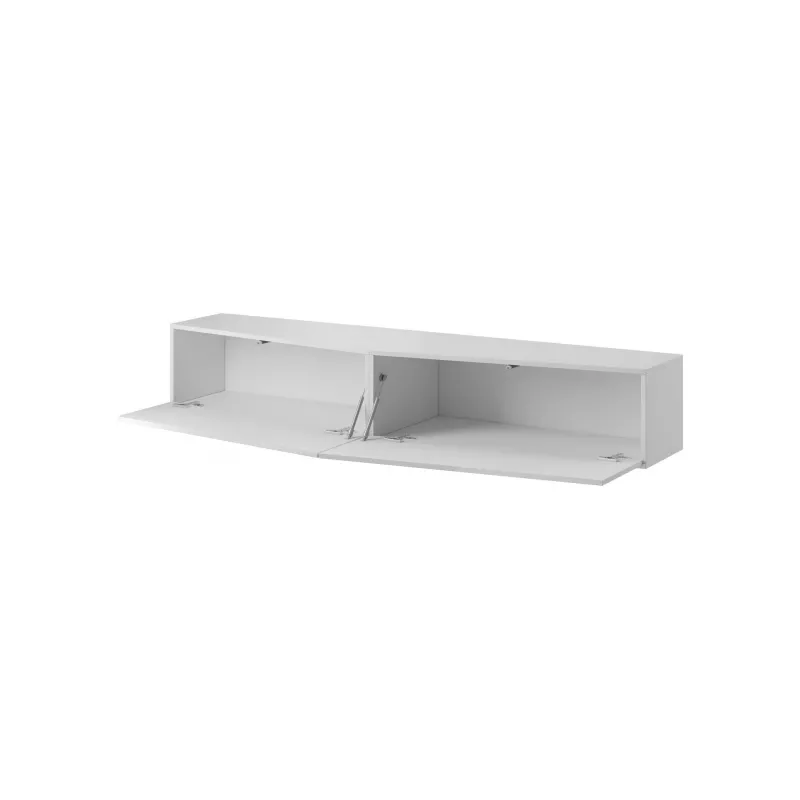 Cama TV statīvs VIGO SLANT 180cm (2x90) balts/balts glancēts