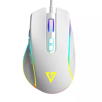 Vadu optiskā pele MODECOM Volcano Veles (balta) — modelis M-MC-VELES-200