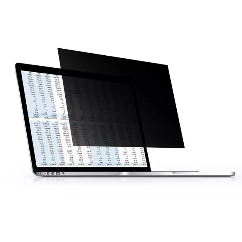Qoltec Privātuma filtrs GDPR 14 collas 16:9 (12.20, 16:9), Aizsargplēve klēpjdatoram