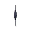 Vadu spēļu austiņas GEMBIRD GHS-05-B, cirkumaurālas, 20–20000 Hz, 2 m kabelis, 250 g, melnas/zilas