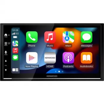 Kenwood DMX7722DABS automašīnas multivides uztvērējs Melns Wi-Fi Bluetooth