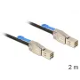 DeLOCK 83395 Serial Attached SCSI (SAS) kabelis 2 m Melns
