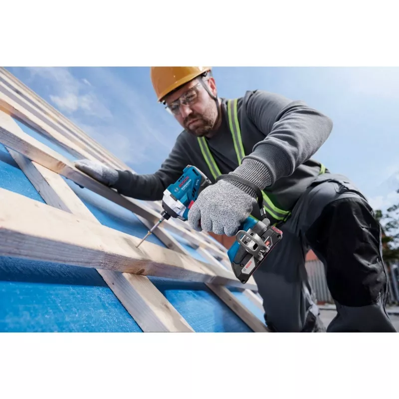 Bezvada triecienatslēga Bosch GDR 18V-215 ar 2x 4.0Ah akumulatoriem