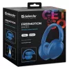 Bezvadu austiņas Defender Fre Emotion B490 — zilas, virsgalvas, Bluetooth, iebūvēts mikrofons